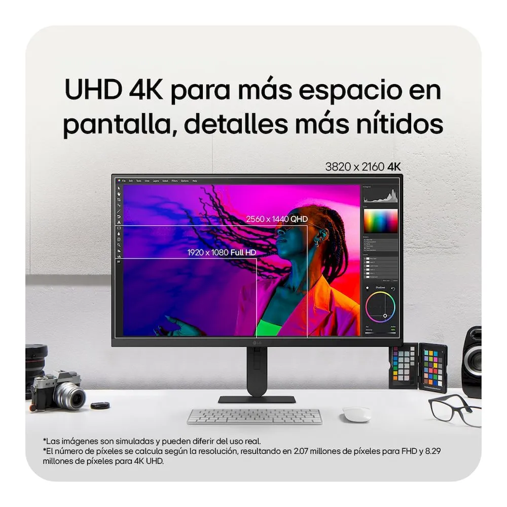 MONITOR 27' 27U730B-B 4K GAMING 5MS 60HZ UHD IPS HDMI DP IPS - Vista 4