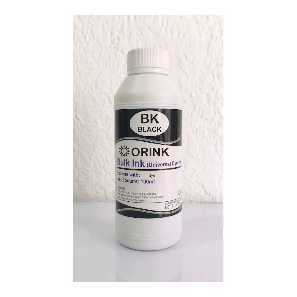 Tinta DYE ORINK NEGRA BK 1L UV universal EPSON CANON BROTHER - Vista 3