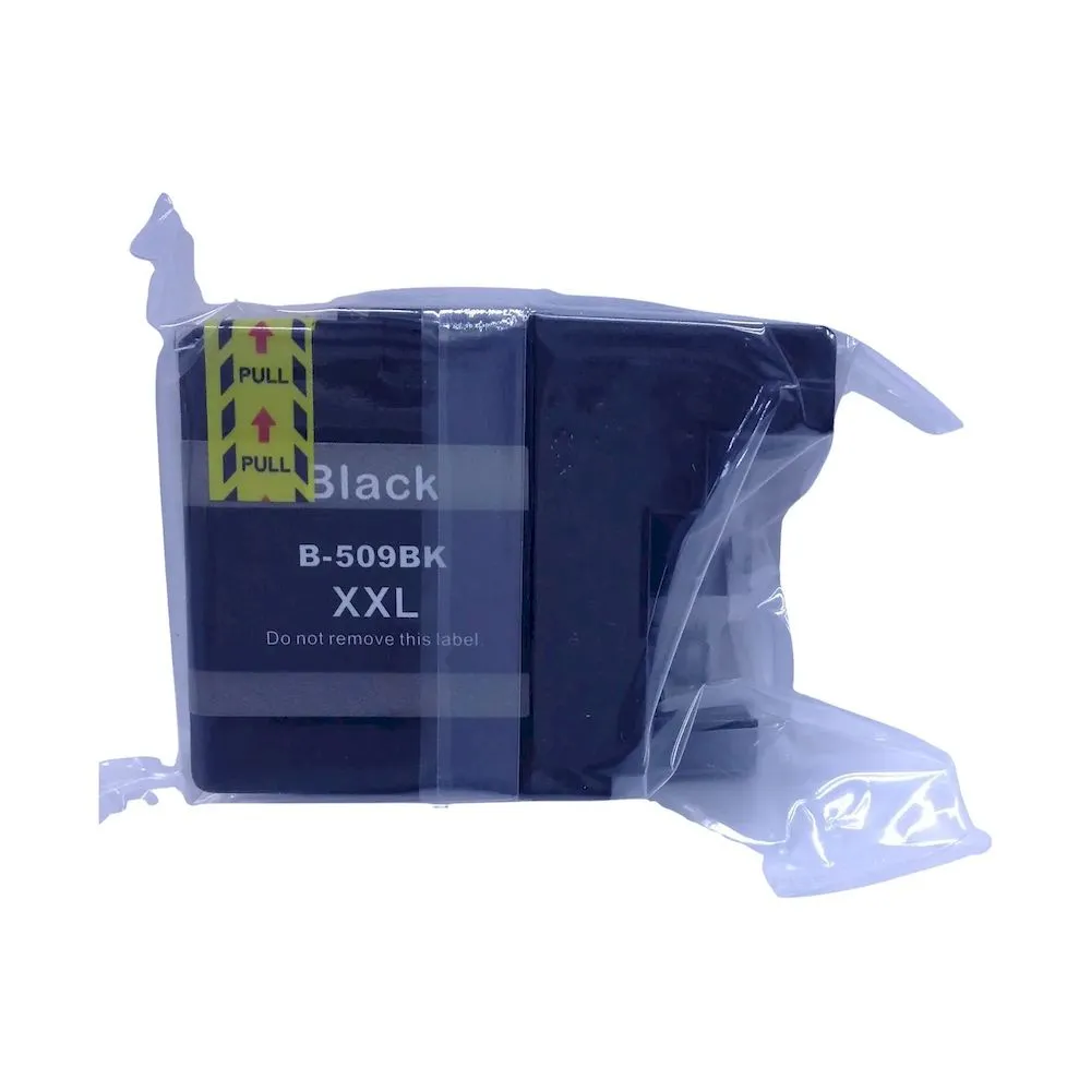Cartucho brother compatible negro black LC509 LC509BK para DCP-J100 DCP-J105 MFC-J200 alto rendimiento - Vista 3