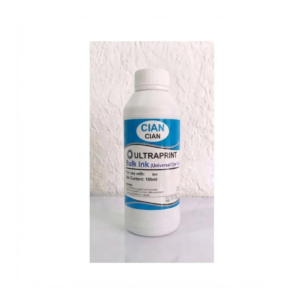 Botella de tinta COMPATIBLE ULTRAPRINT CIAN 1L - Vista 3