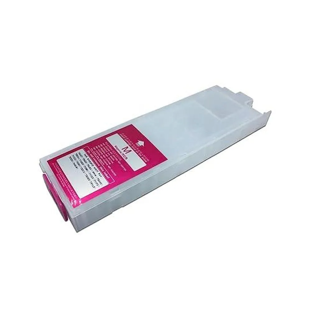 CARTUCHO RECARGABLE MAGENTA 320ML PARA EPSON WORKFORCE WF-C5810 WF-C5890 SIN CHIP SISTEMA CONTINUO - Vista 2
