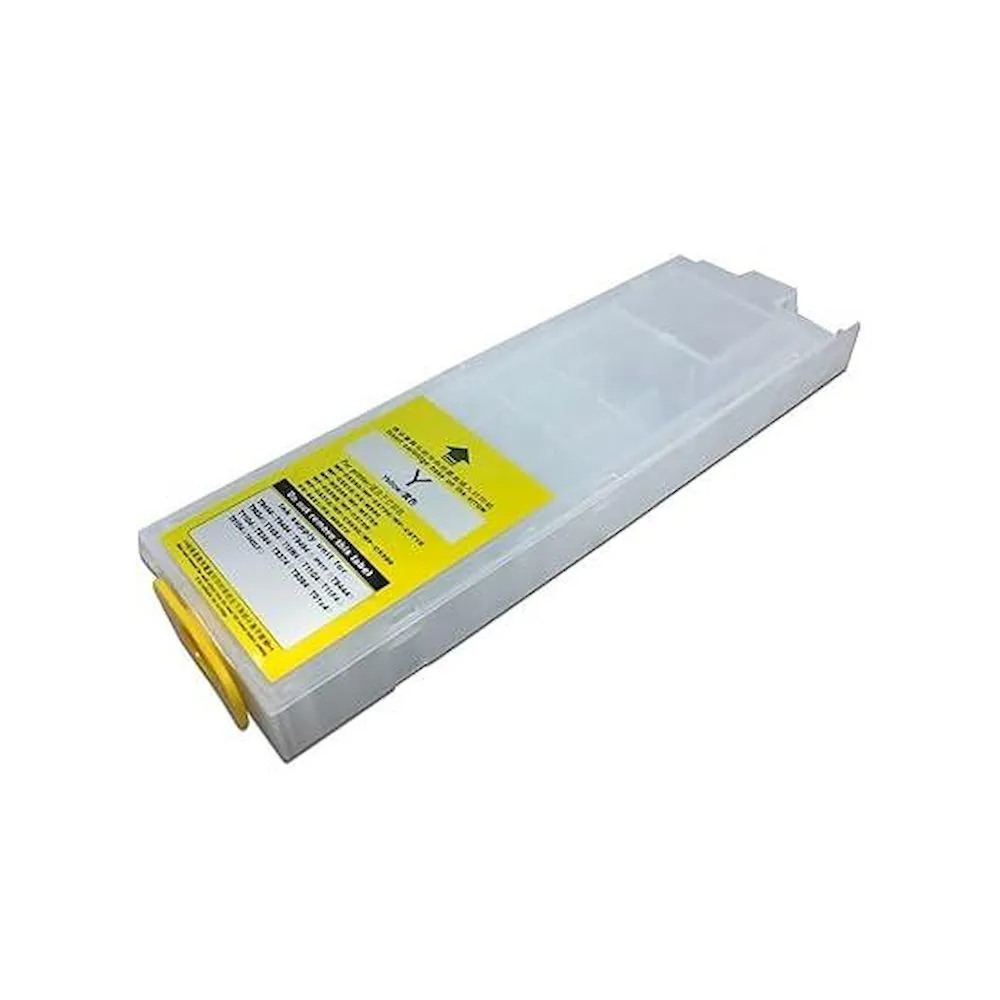 CARTUCHO RECARGABLE AMARILLO 320ML PARA EPSON WORKFORCE WF-C5810 WF-C5890 SIN CHIP SISTEMA CONTINUO - Vista 3