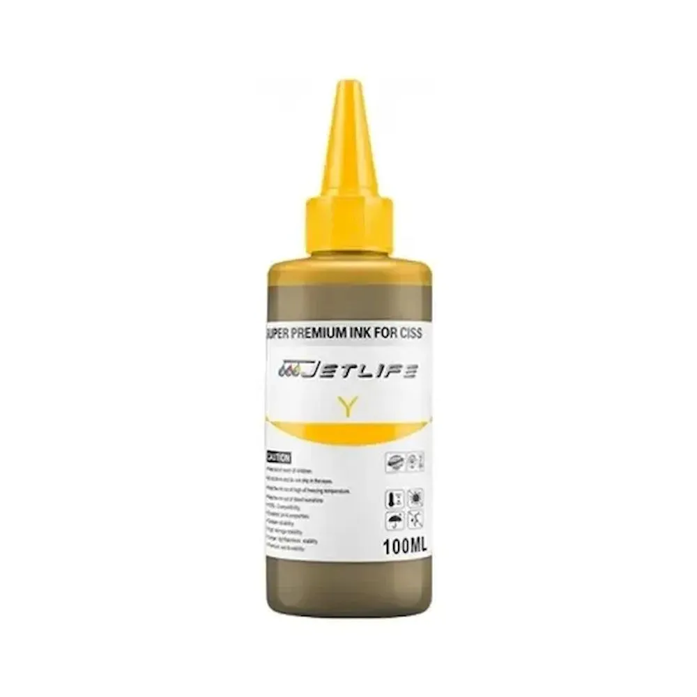 TINTA JETLIFE 100ML AMARILLO UV INK CISS - Vista 3